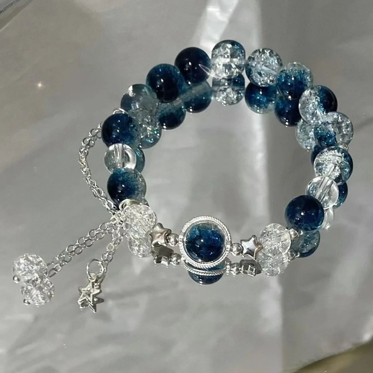 Butterfly Chain Bead Bracelet -