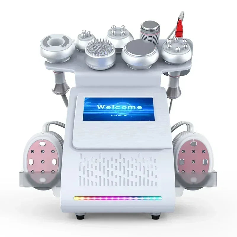 9 in 1 Tool Ultrasonic Body Slimming Machine & Anti-Wrinkle Rejuvenation Skin Lift Tighten -