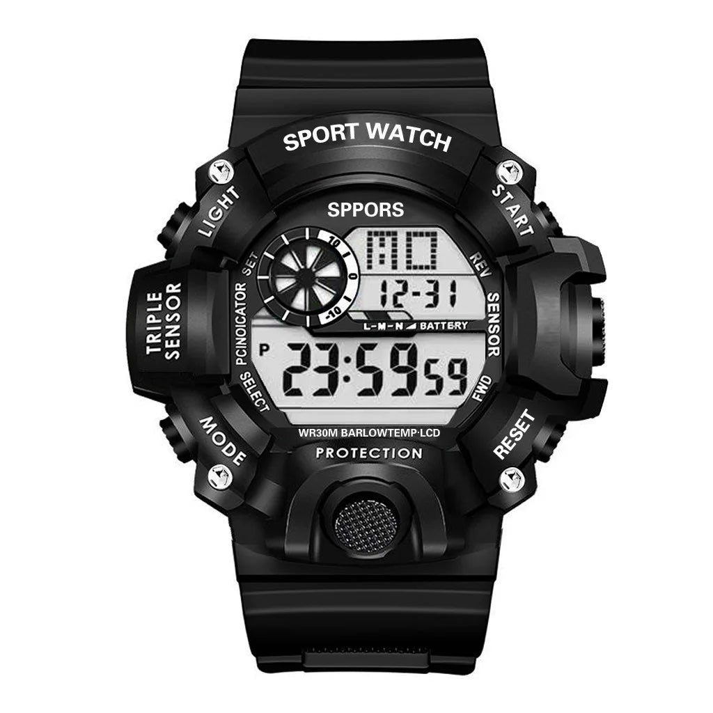 Fashion Men's Watch Sports Electronic Wristwatch -
