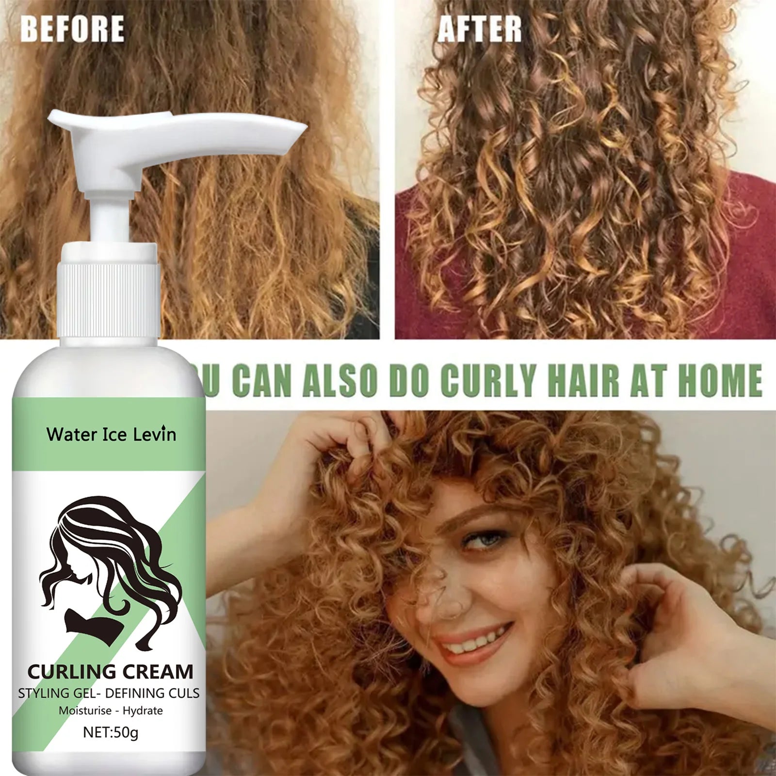 Curly hair Styling Cream -