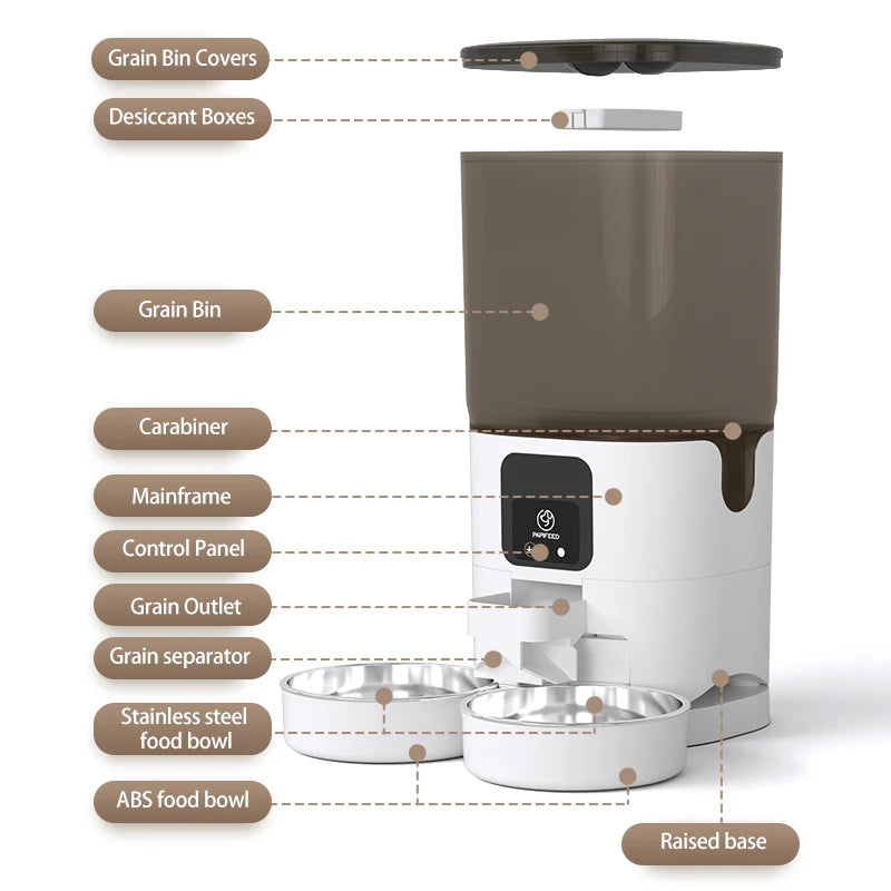 Smart automatic feeder for cats & dogs. -