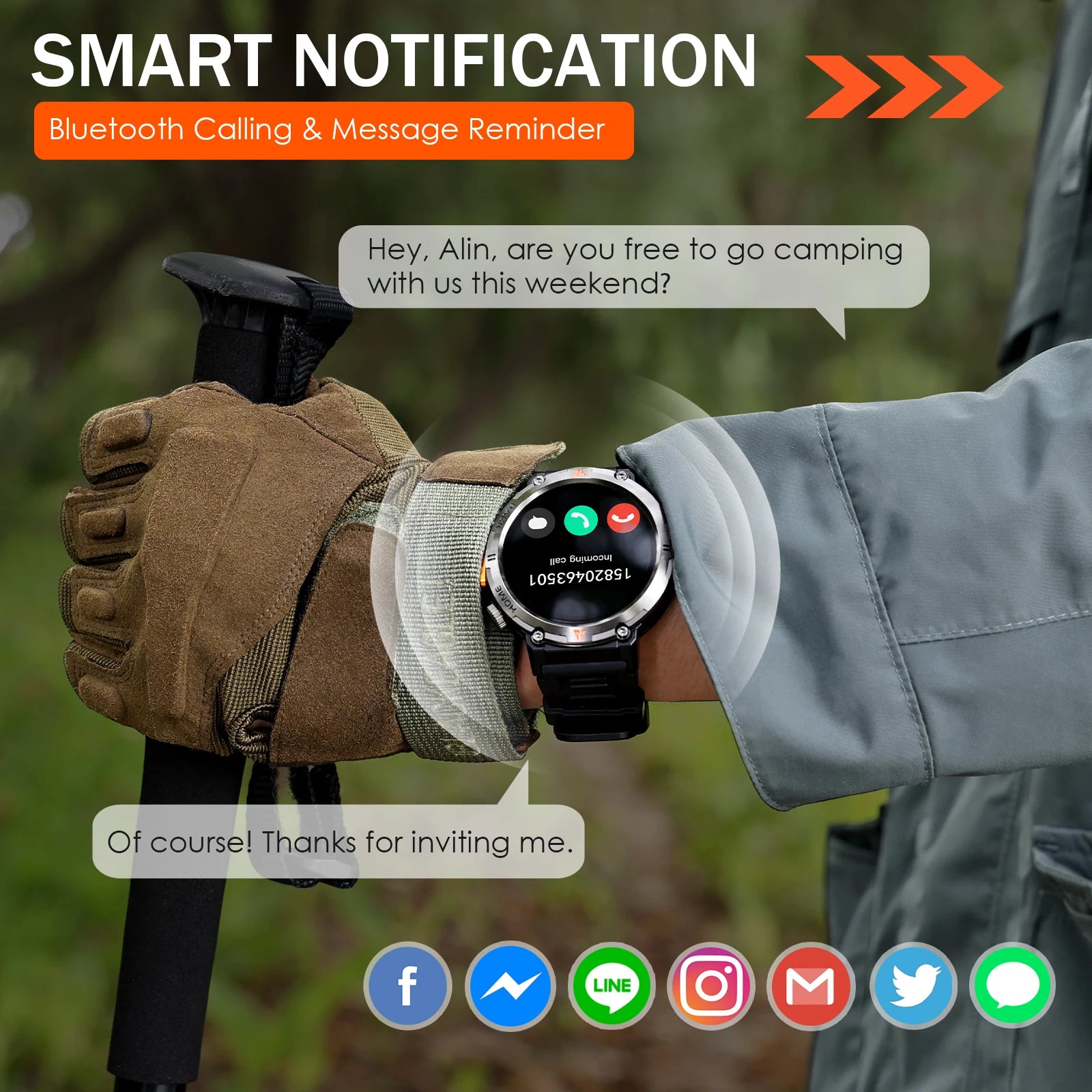 Smart watch for Men -