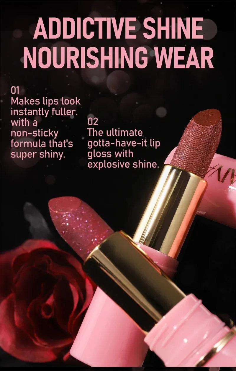 8 Colors Lipstick (Metallic) -