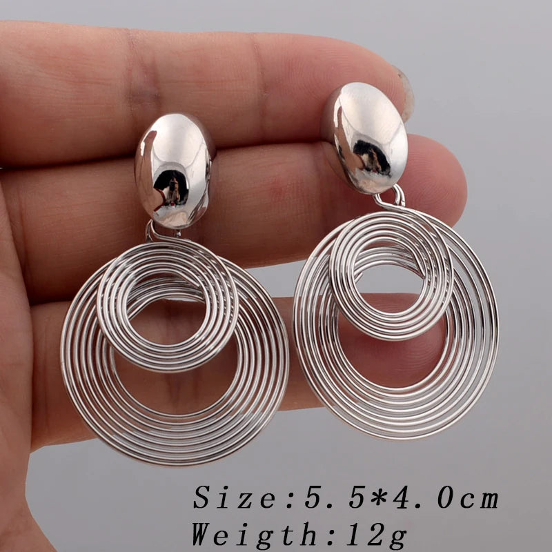 Round Earrings -