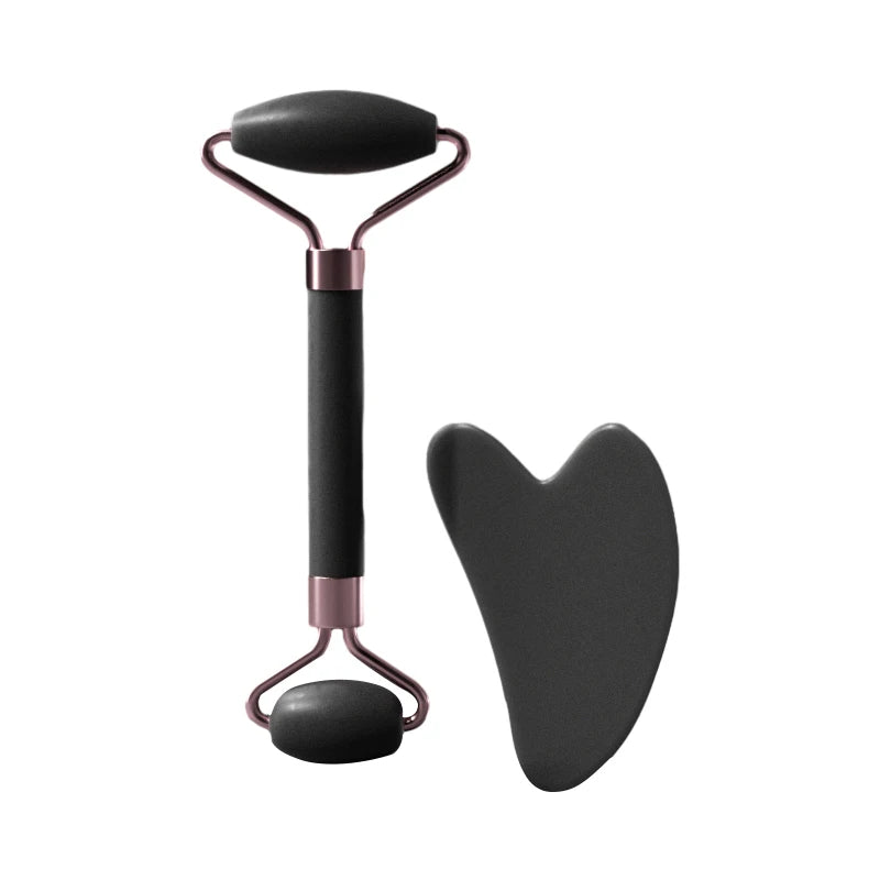 Enhance your skincare routine with this facial roller for the face, neck, and eyes. This resin massage tool can help improve circulation, reduce puffiness, and promote relaxation for a revitalized complexion. -