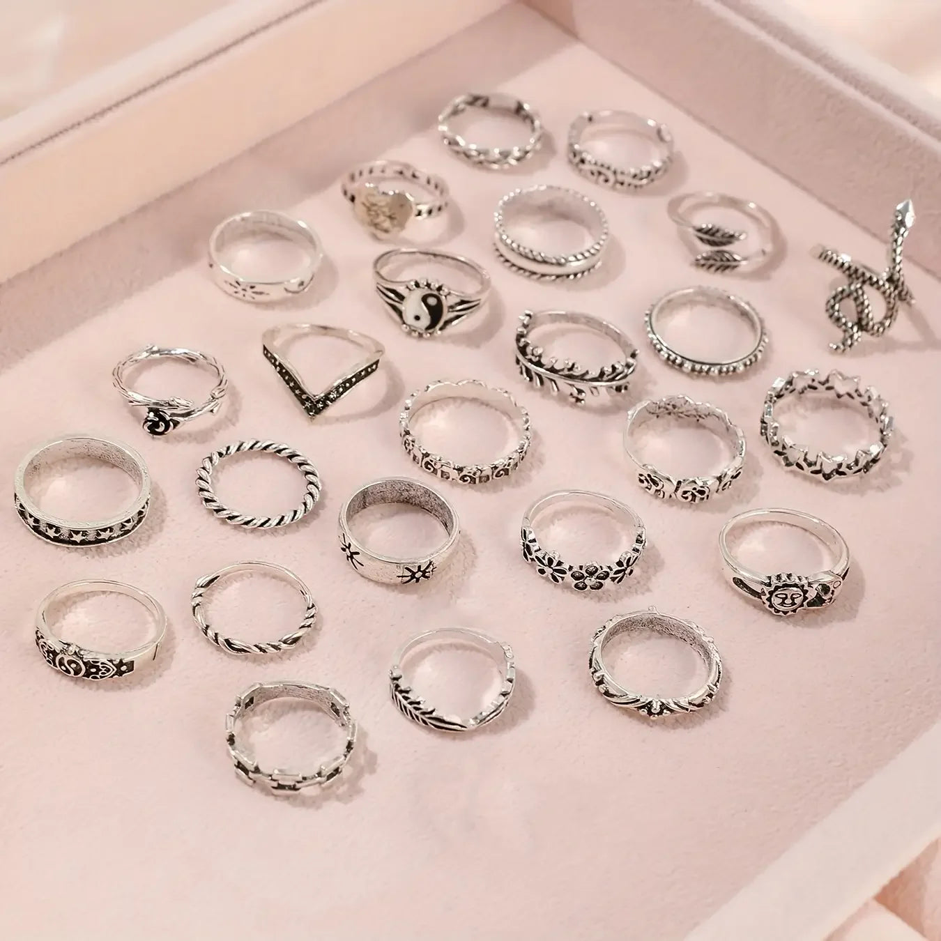 Stacking Rings Set 25Pcs -
