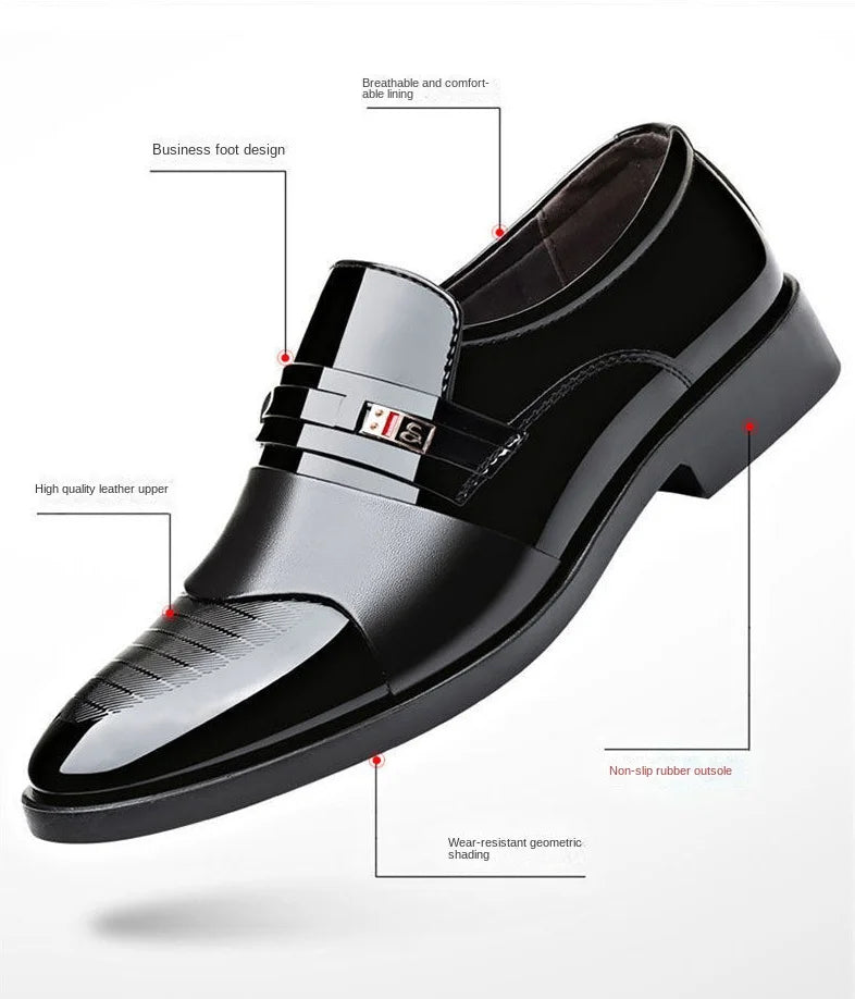 Step up your style with these luxury leather shoes for men—an elegant and premium choice for a sophisticated look! -