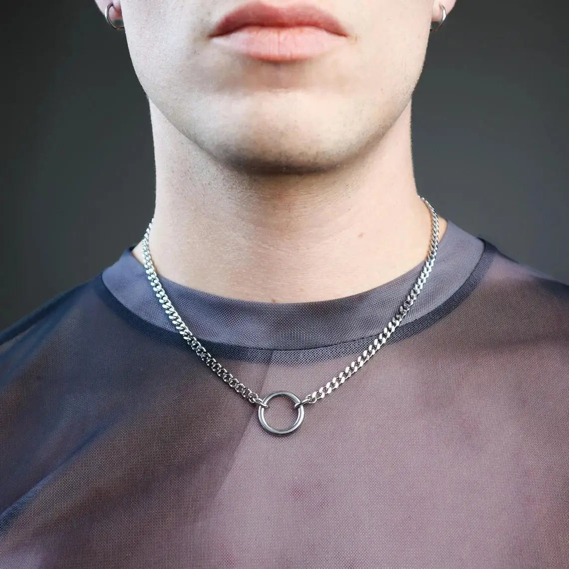 Ring Bead Necklace -