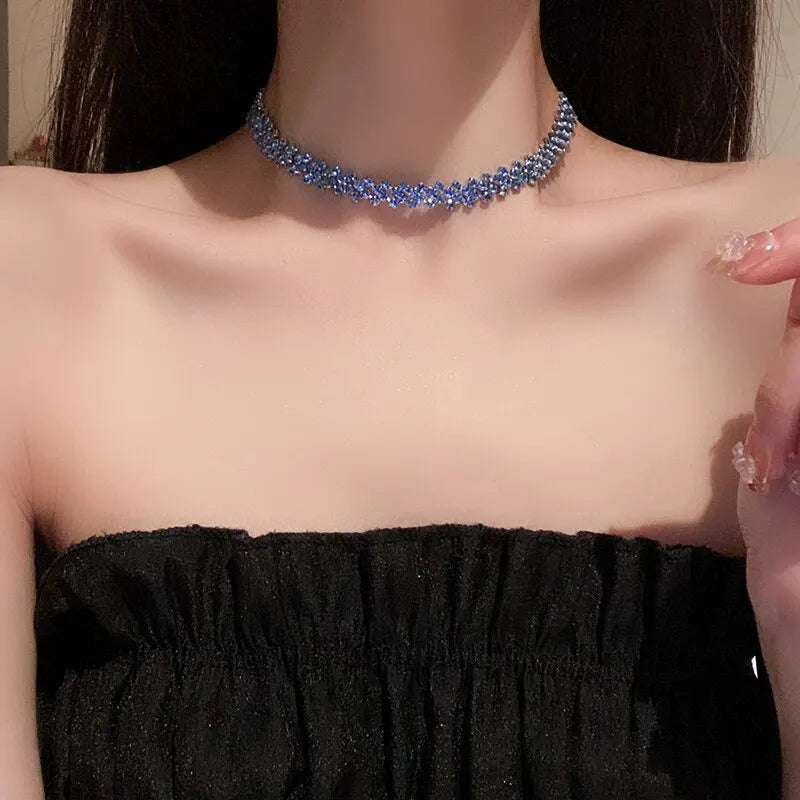 Rhinestone Choker -