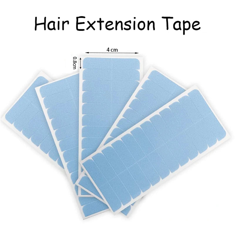 Hair System Tape Invisible Wig Glue Adhesive Materials Double Sided Tape For Lace Front Toupee 5/10Sheets Hair Extension Tape -