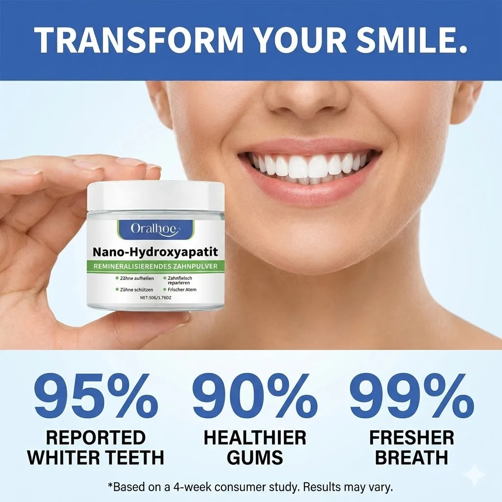 Winter Whitening Tooth Powder: Enamel Repair, Deep Cleaning & Long-Lasting Fresh Breath -
