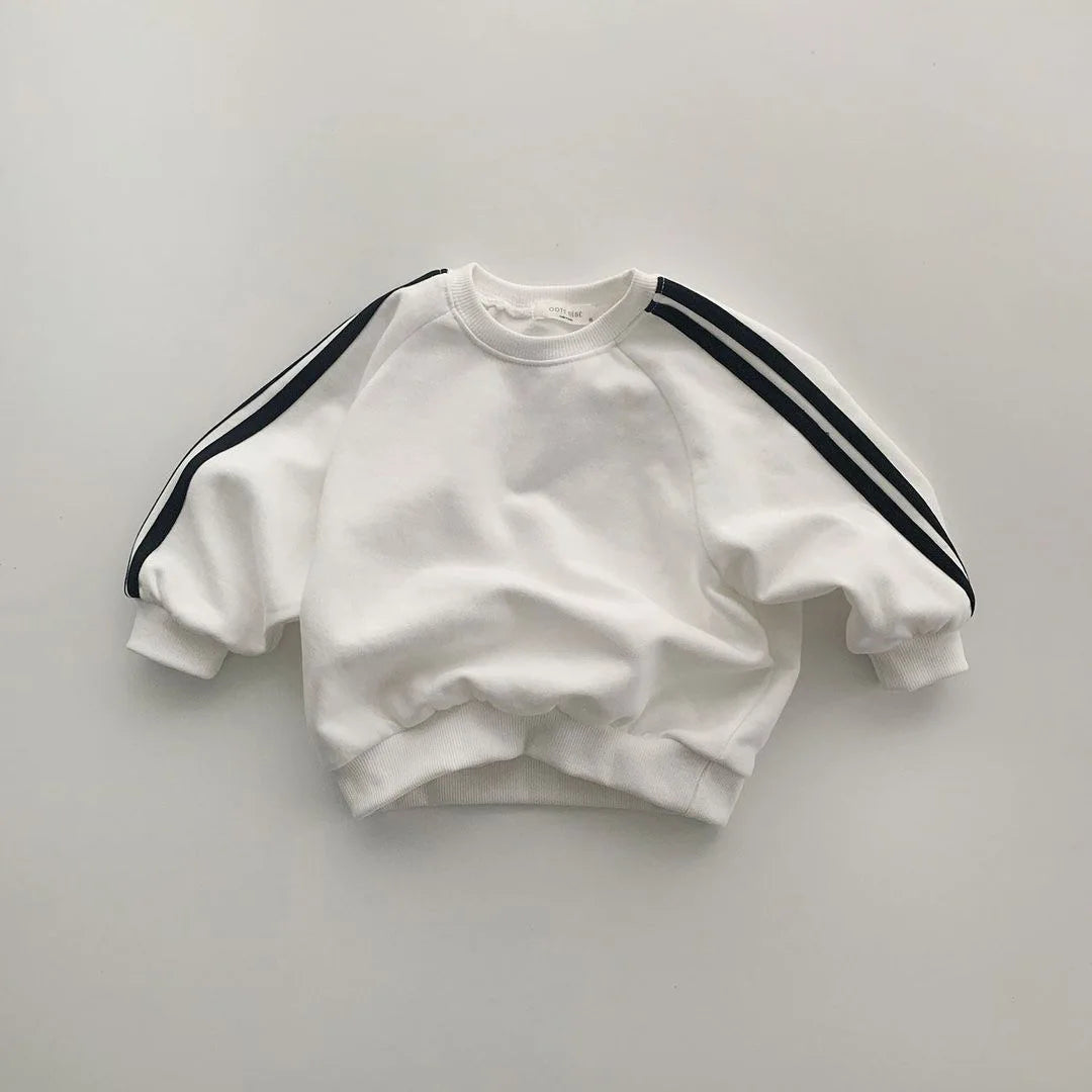 Keep your little one stylish and comfy with this cool two-piece baby suit—featuring a letter-printed zip-up top and matching leisure sports pants! -