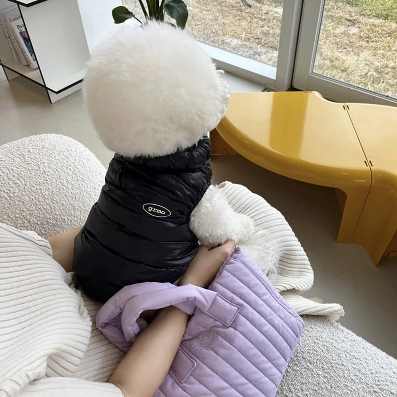 Keep your pet warm and fashionable with this soft cotton coat—a cozy and stylish addition to your pet's wardrobe! -