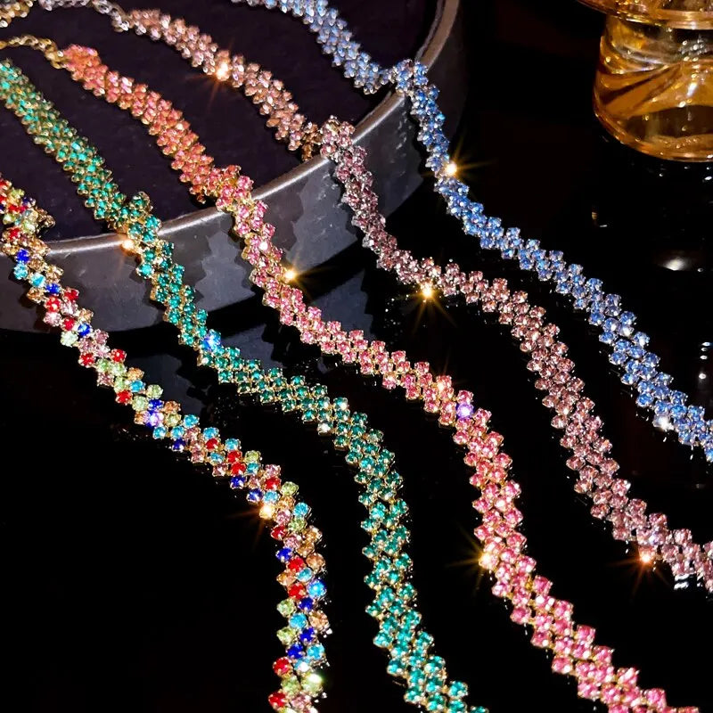 Rhinestone Choker -
