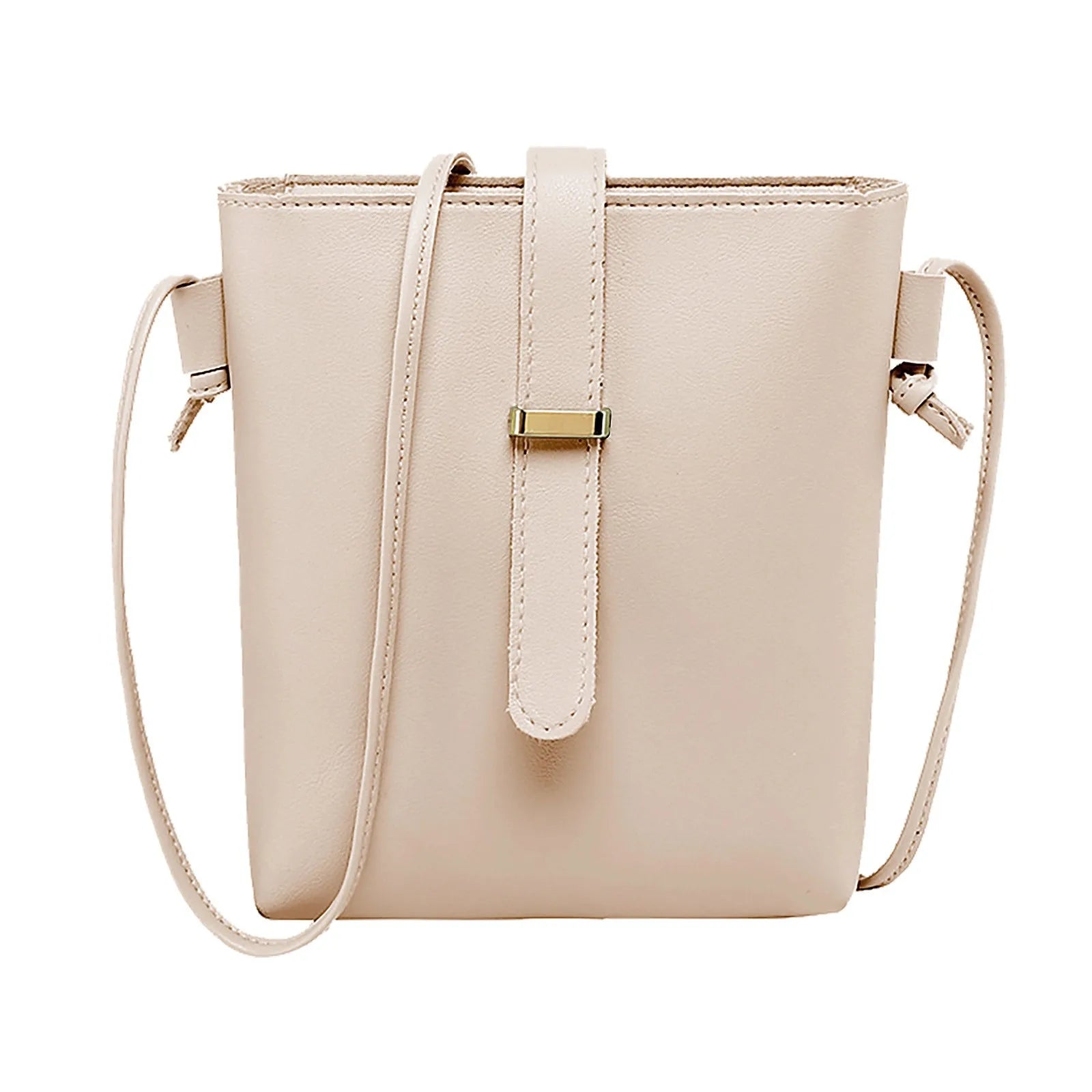 Stay on trend with this fashionable drawstring lady bag, featuring a stylish cross-border design and casual letter detail. Perfect for adding a chic and trendy touch to your outfit! -