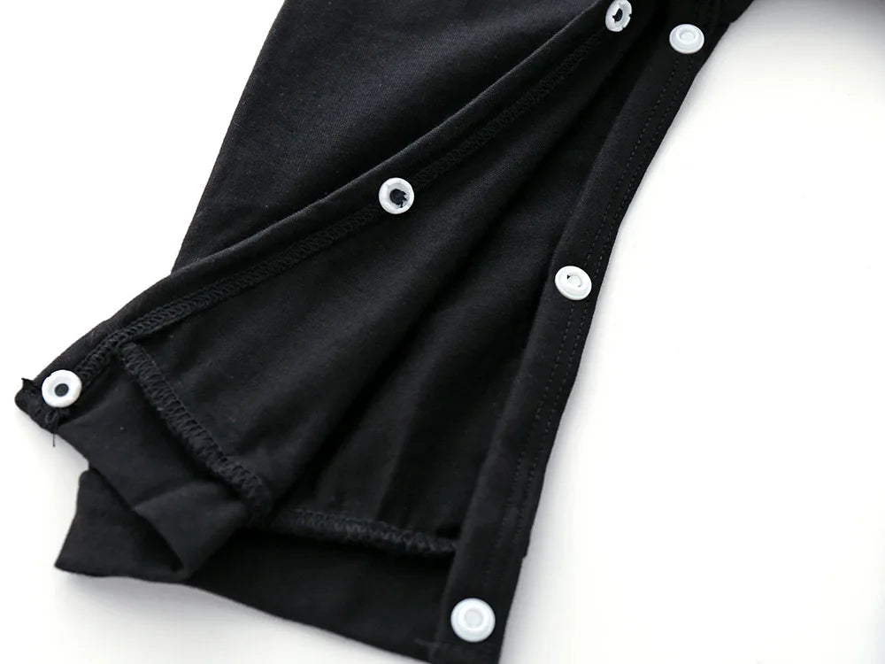 Dress your little gentleman in style with this cotton formal romper—perfect for baby boys who love to look sharp and charming! -