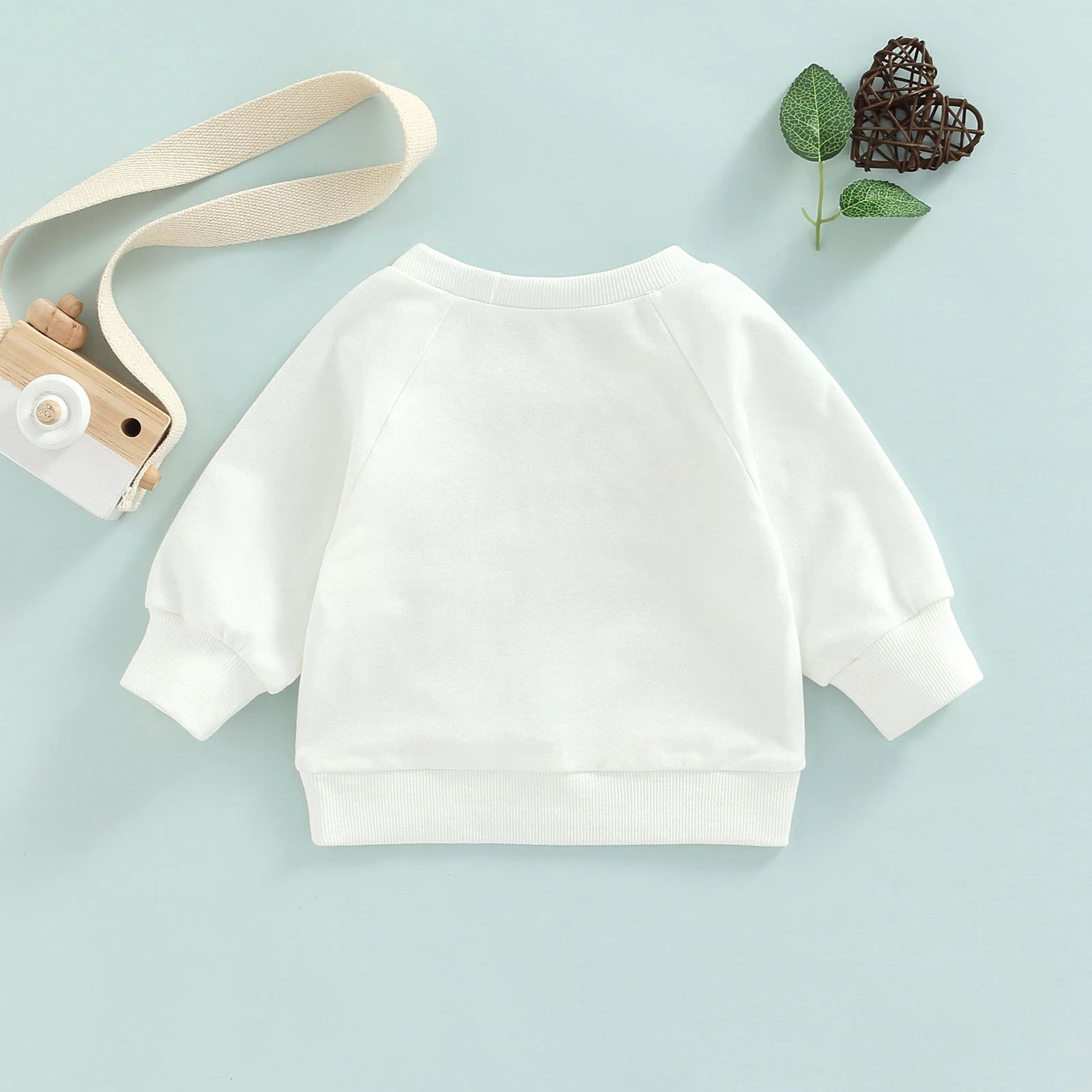 Citgeett Autumn Infant Baby Girls Boys Sweatshirts Letter Print Long Sleeve Pullovers Spring Casual Tops Clothes -