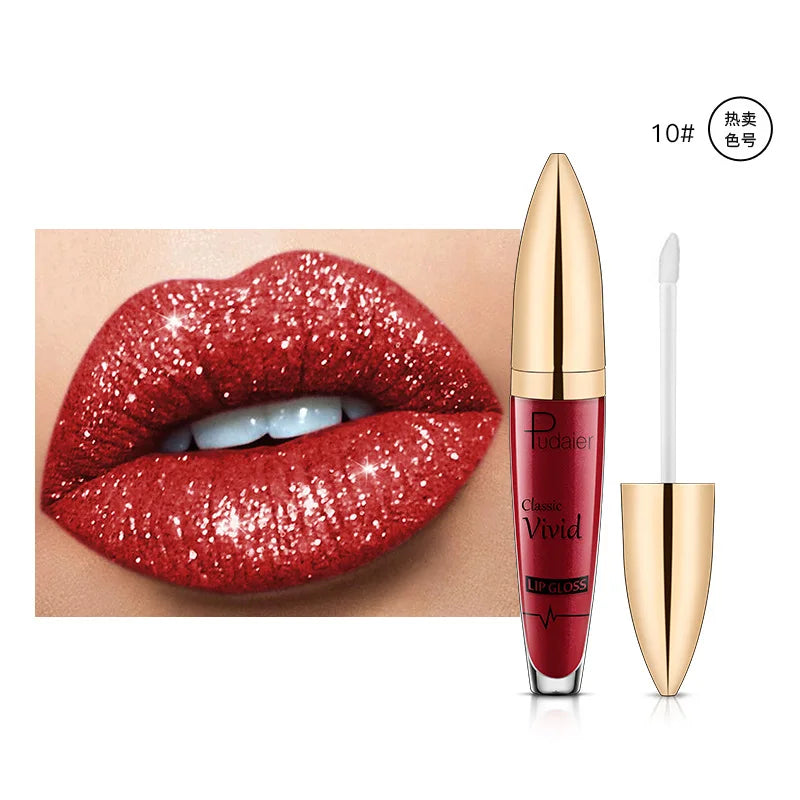 Shiny lipstick -