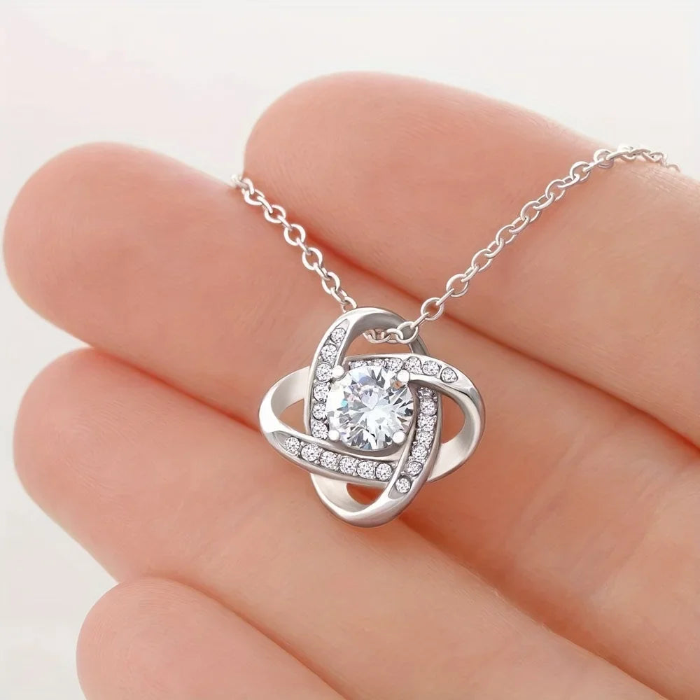 Make a thoughtful and stylish gift with this girl necklace, which comes with a message card and box. Perfect for showing someone special how much you care. -