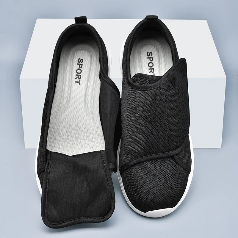 Diabetic Shoes Medical For Man Ladies Wide Fat Foot Swollen Feet Shoes Hallux Valgus Bunion Orthopedics Thumb Eversion -