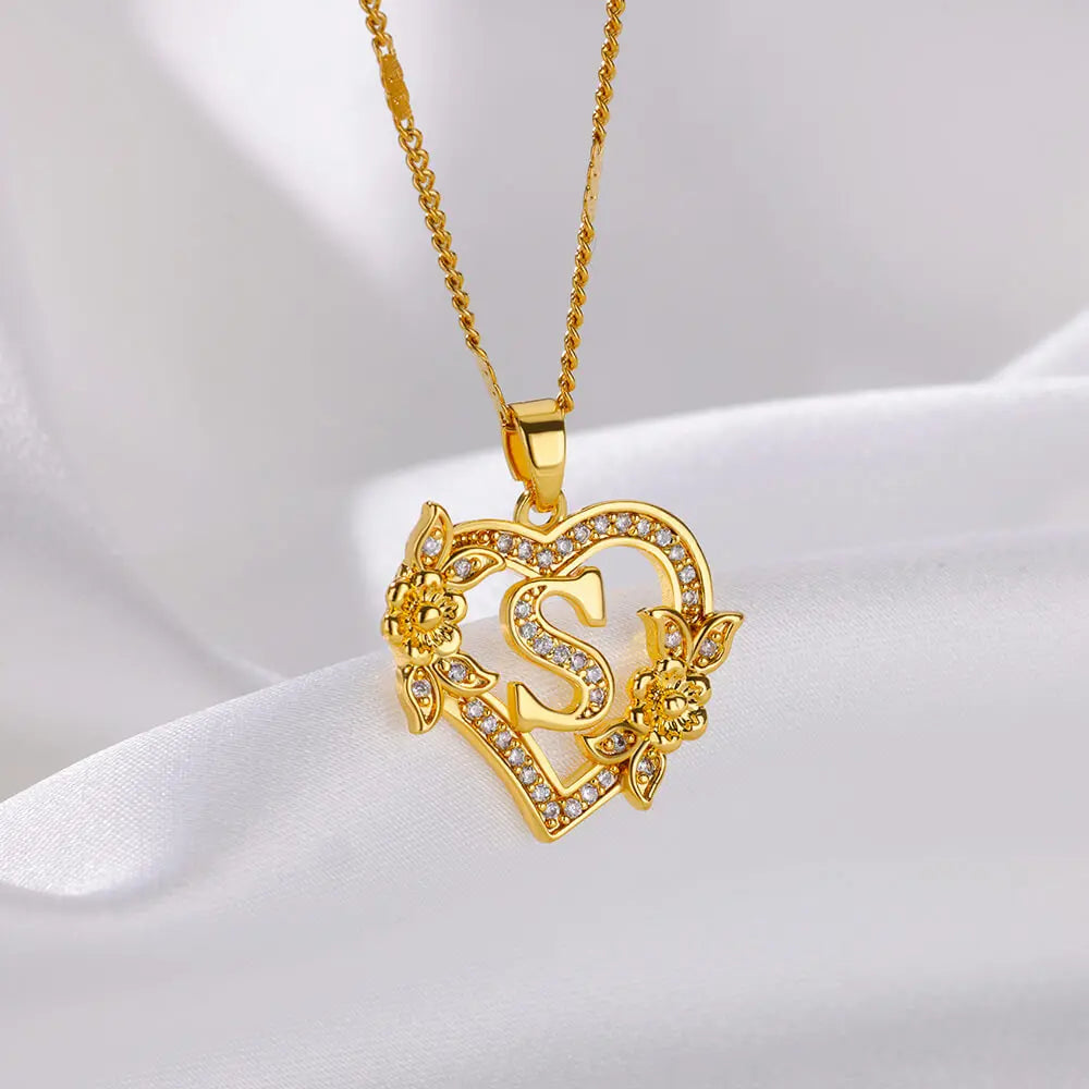 Initial Letter Necklaces -