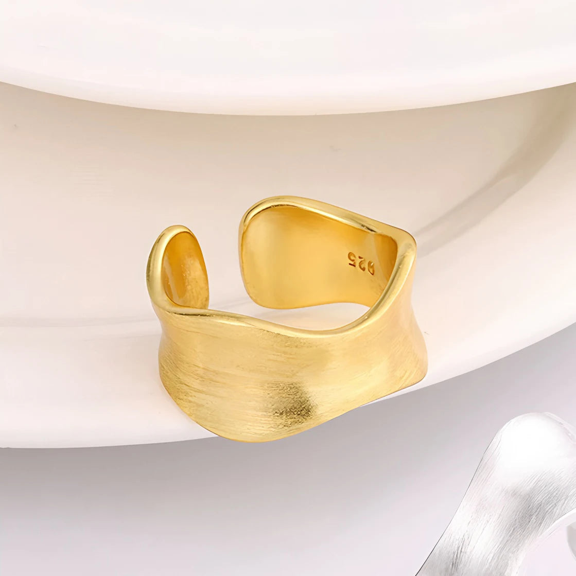 Sterling Silver Hollow Out Rings -