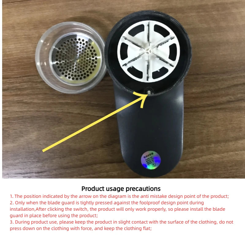 Keep your clothes and fabrics looking fresh and lint-free with this USB charging electric lint remover. Say goodbye to lint and fuzz for a clean and polished appearance! -