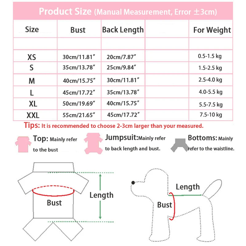 Keep your furry friends stylish and comfortable with these adorable pet clothes designed for dogs and cats. Perfect for adding a touch of fashion to your pet's wardrobe! -