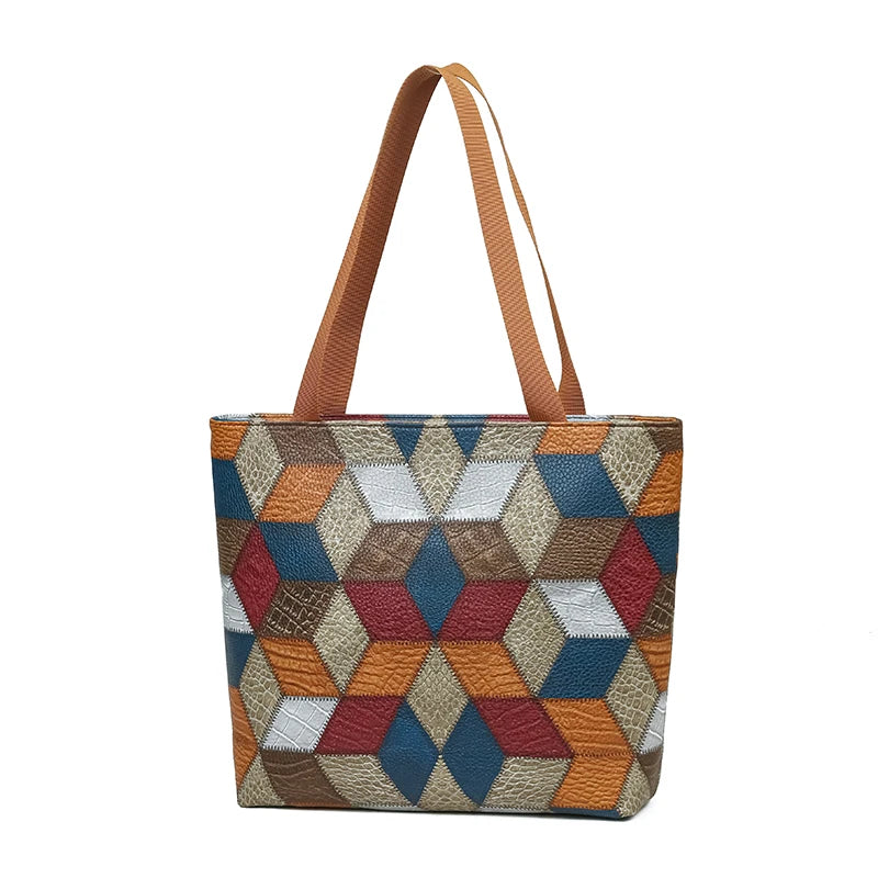 Travel in style with these large capacity tote bags for women, designed to be carried over one shoulder. Perfect for travel and outings, these bags offer both functionality and fashion for your daily adventures. -