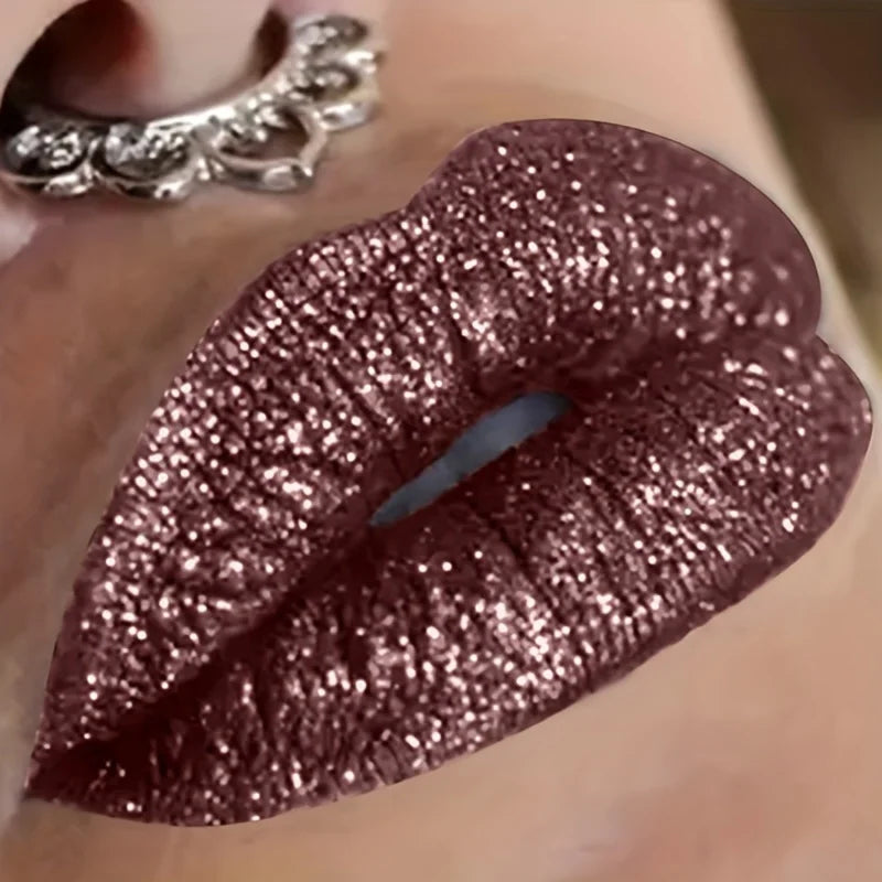 Shiny lipstick -