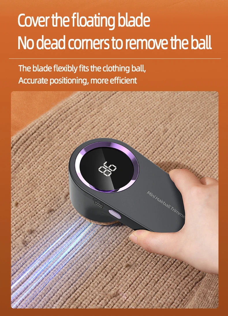 Keep your clothes and fabrics looking fresh and lint-free with this USB charging electric lint remover. Say goodbye to lint and fuzz for a clean and polished appearance! -