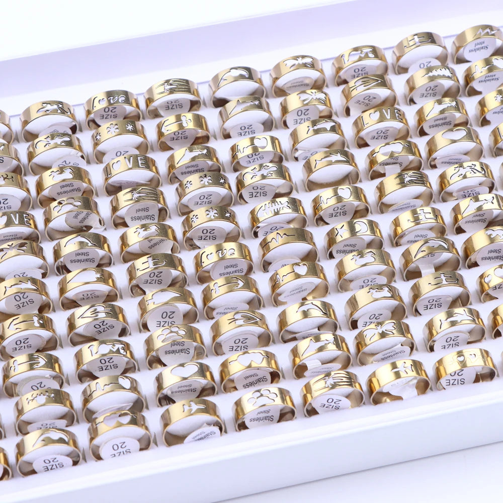 10/20/30/50Pcs Classic Rings -