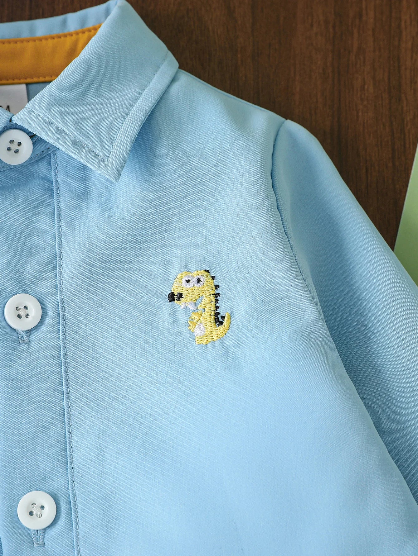 Dress your baby boy comfortably with this stylish long sleeve outfit—perfect for cooler days and playtime! -