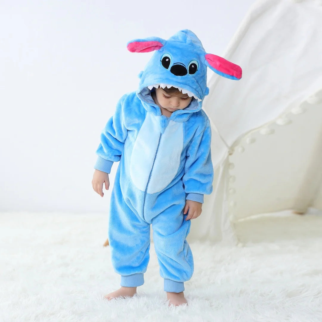 Dress your little one in these cute unisex infant pajamas featuring fun dinosaur and animal prints—perfect for cozy nights and playful days! -