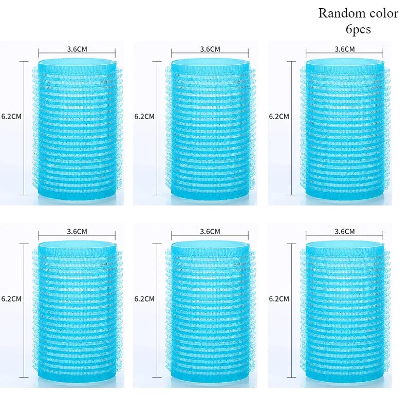 Hair Rollers Self Grip Hook Hair Curlers Heatless Roller Salon Dressing Curlers Jumbo Size Sticky Hair Styling Tools -