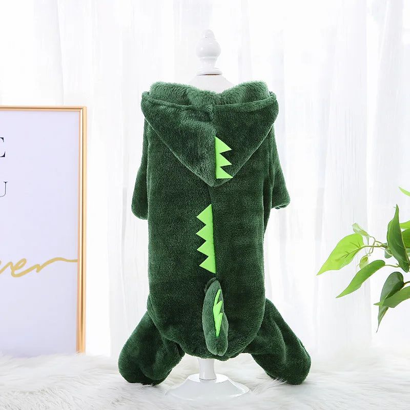 Keep your furry friend warm and cozy with these soft fleece dog jumpsuits—perfect for providing comfort and warmth during colder days! -