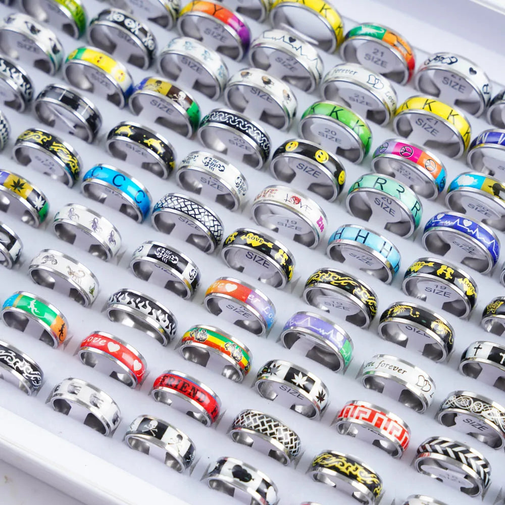10/20/30/50Pcs Classic Rings -