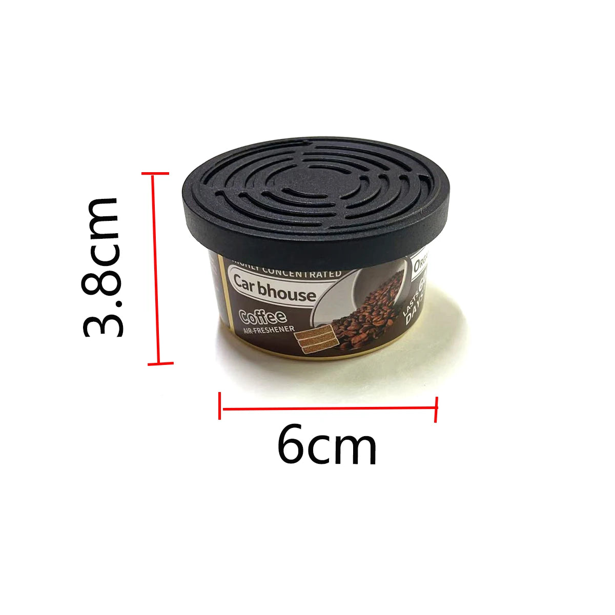 High-end car aroma diffuser, small wooden fragrance canister, car perfume, car perfume, car balm, car ornament -