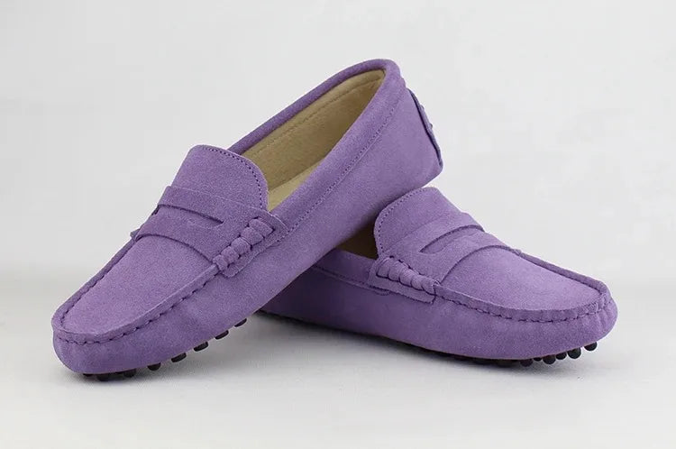 100% Genuine leather Women flats Fashion Handmade Women Casual leather shoes Leather Moccasin Women Driving Shoes Loafers -