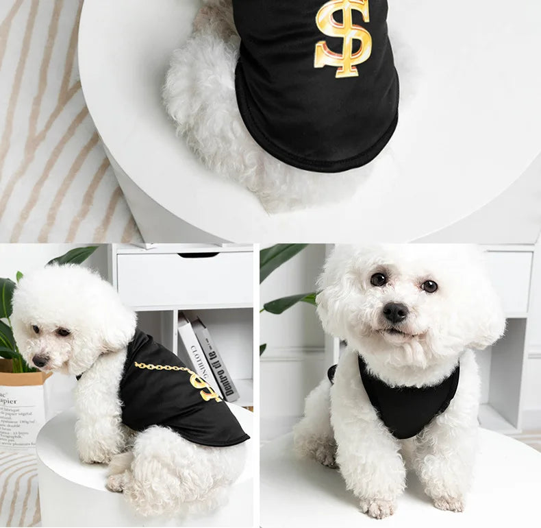 Keep your furry friends stylish and comfortable with these adorable pet clothes designed for dogs and cats. Perfect for adding a touch of fashion to your pet's wardrobe! -