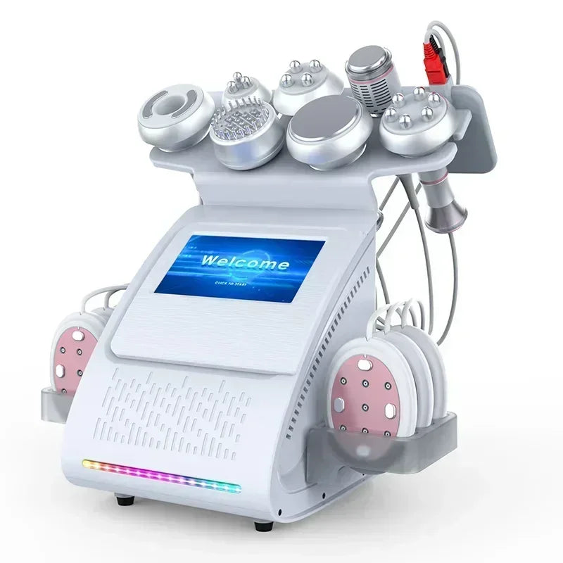 9 in 1 Tool Ultrasonic Body Slimming Machine & Anti-Wrinkle Rejuvenation Skin Lift Tighten -