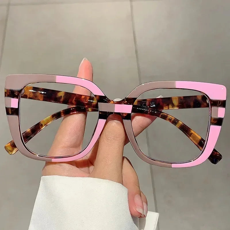 Vintage Anti Blue Light Optical Cat Eye Sexy Ladies Glasses Women Luxury Brand Designer Trend Myopia Prescription Eyewear Frame -