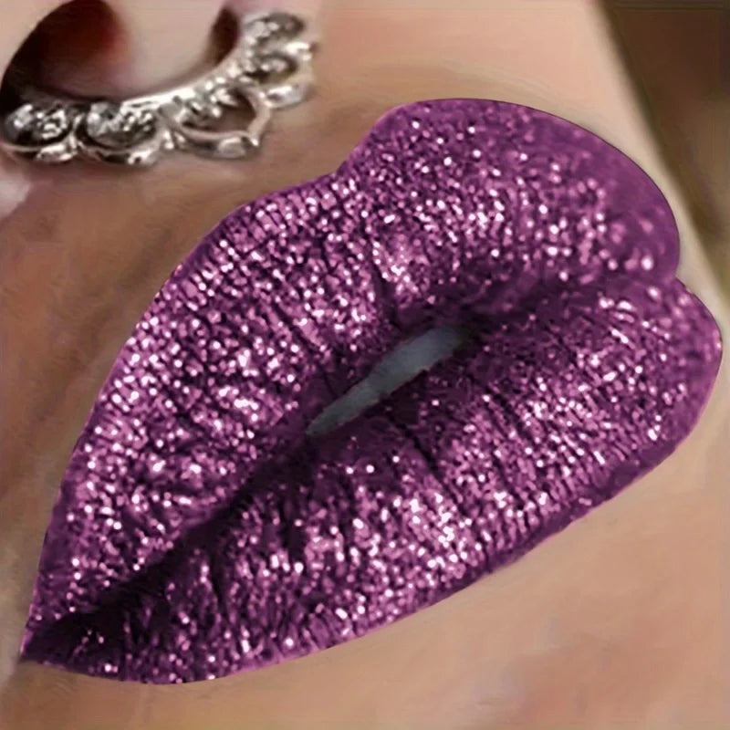Shiny lipstick -