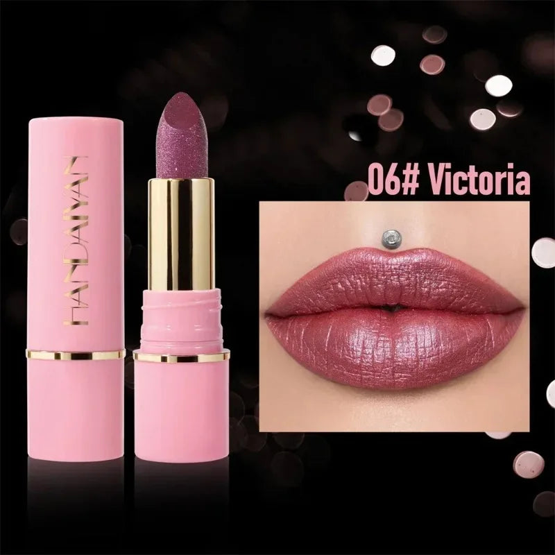 8 Colors Lipstick (Metallic) -