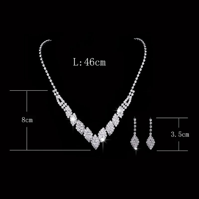 Women's Necklace Earring Set -