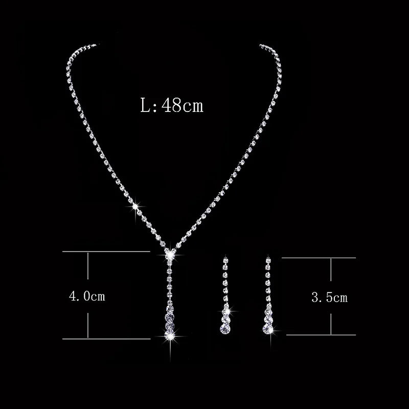 Women's Necklace Earring Set -