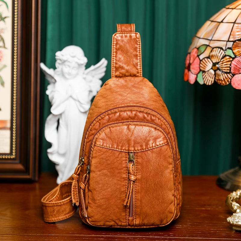 Carry your essentials in style with this soft PU leather shoulder crossbody bag. Designed for high quality and durability, this accessory is perfect for adding a chic touch to your outfit. -