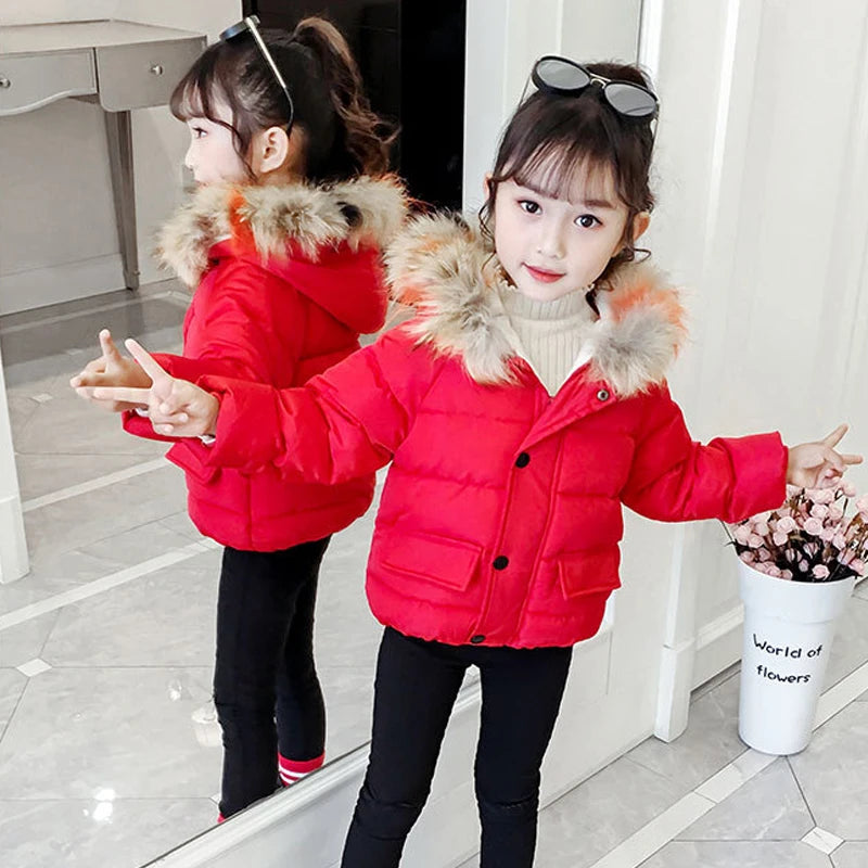 Keep your little one snug and stylish this winter with our new warm down jacket—perfect for baby girls and boys! -