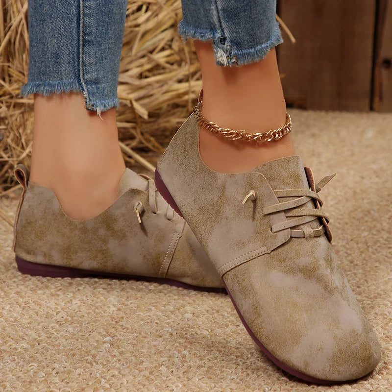 Woman Shoes Flat Heels Casual Shoes For Women's 2025 New Zapatos De Mujer Elegant Autumn Flats Women Footwear Casual Sneakers -