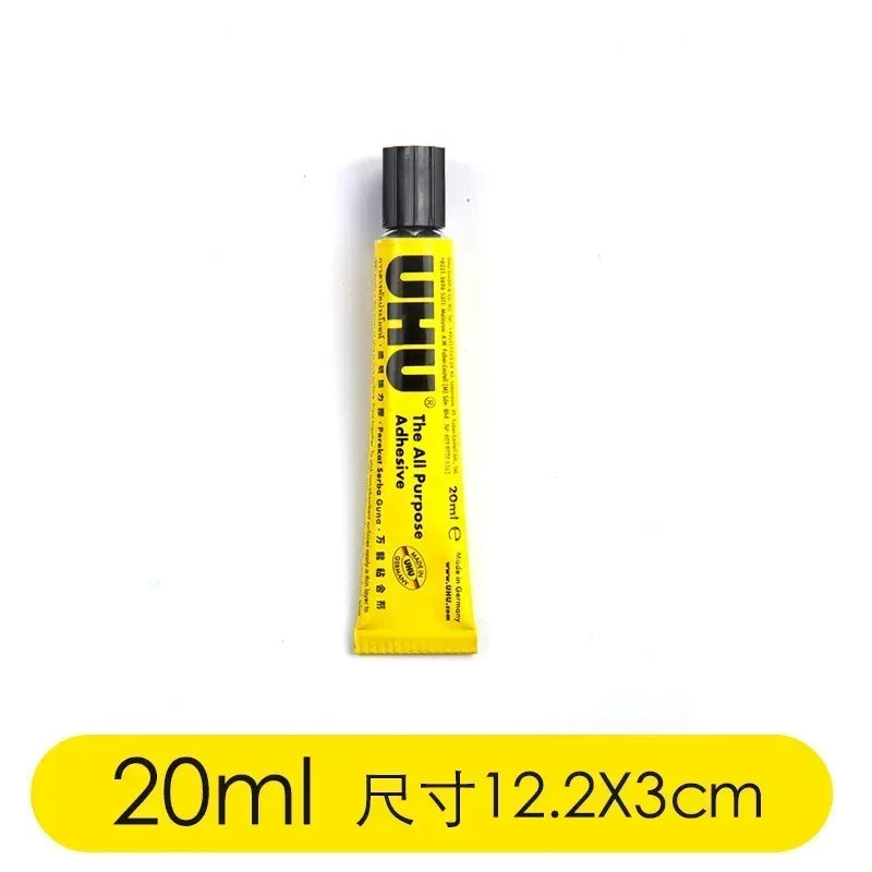 UHU German Super Glue Has Very Good Toughness Multifunctional Soft Glue Super Glue FOR MOOD Textile Porcelain Pape Metal Rubber -